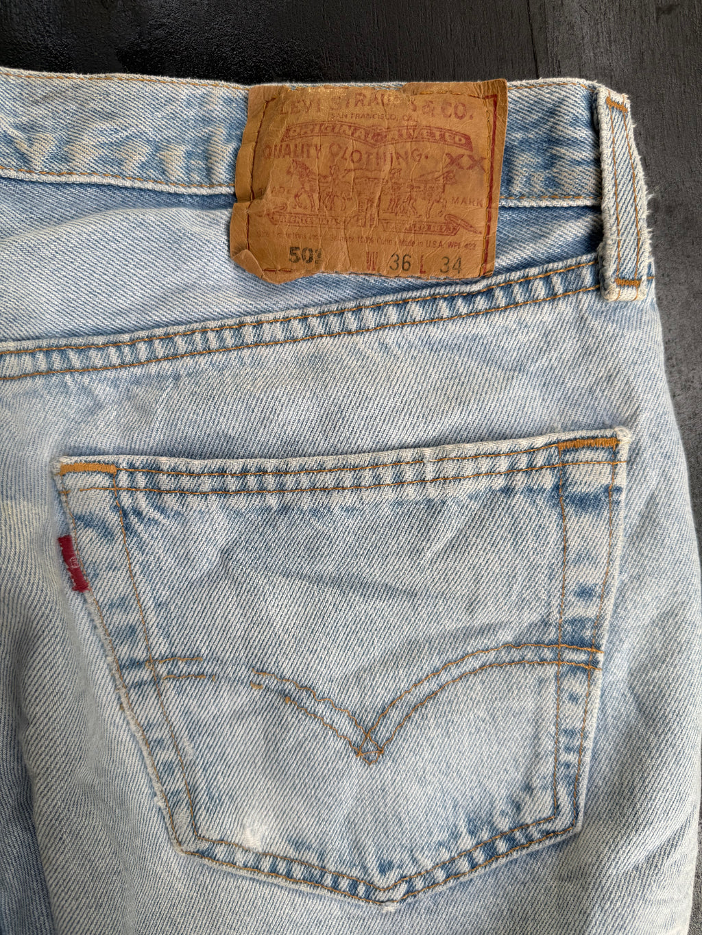 Levi’s 501 Light Wash Vintage Denim