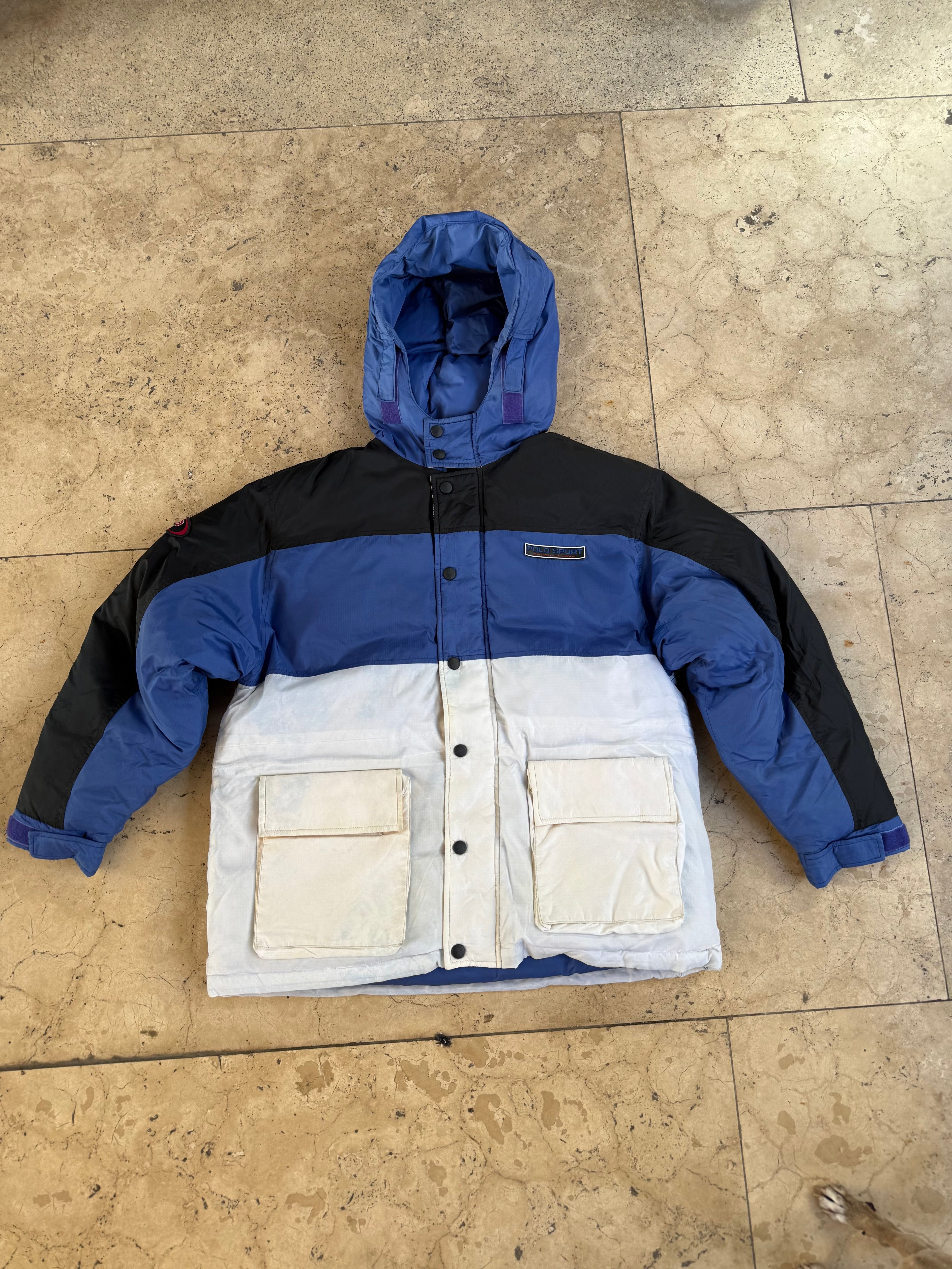 Polo Sport Puffer Vintage Jacket blue/white