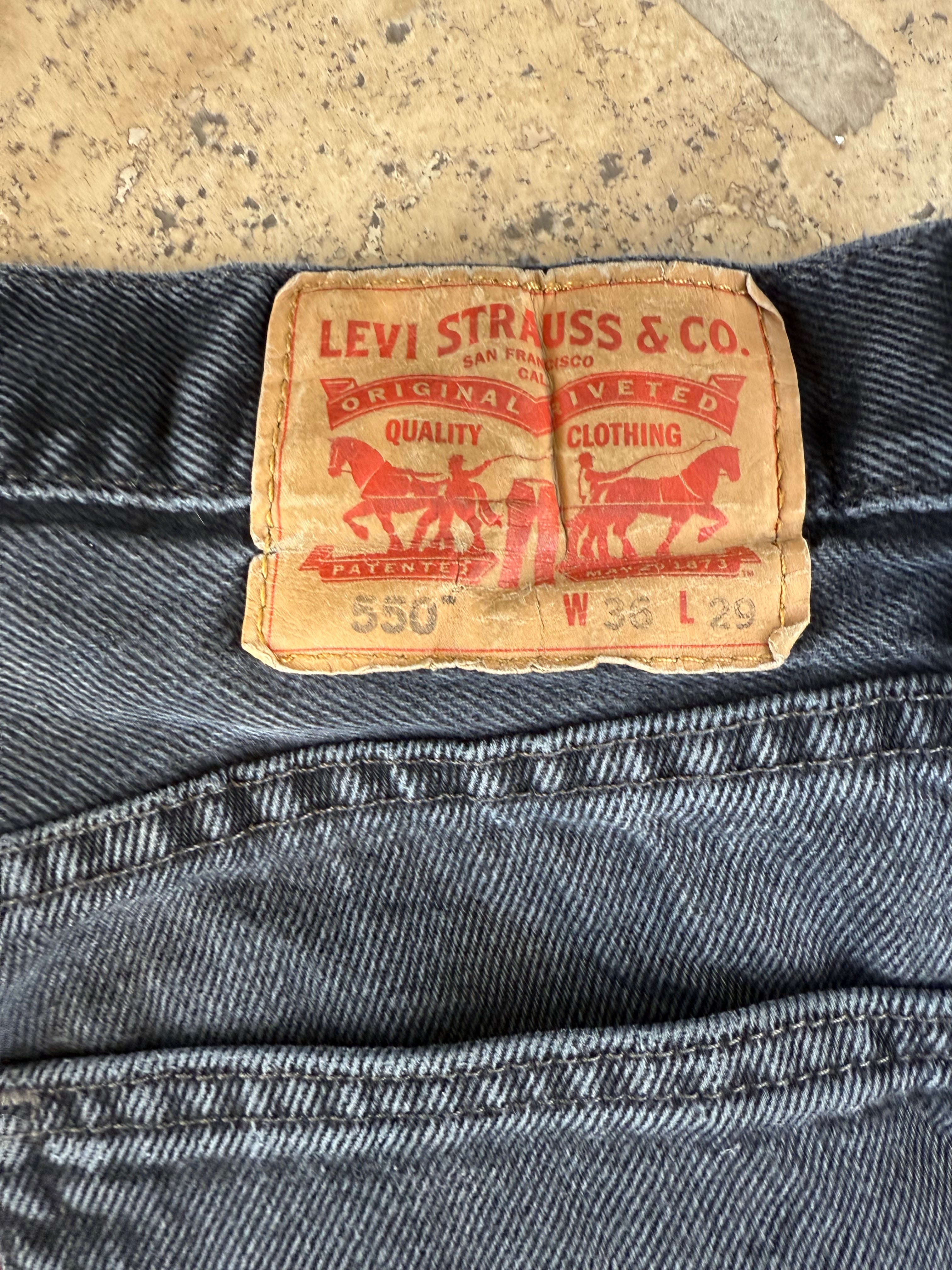 Levi’s 550 black vintage jeans